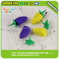 3D Cute Fruit Shape ,Novetly eraser promotion stationery